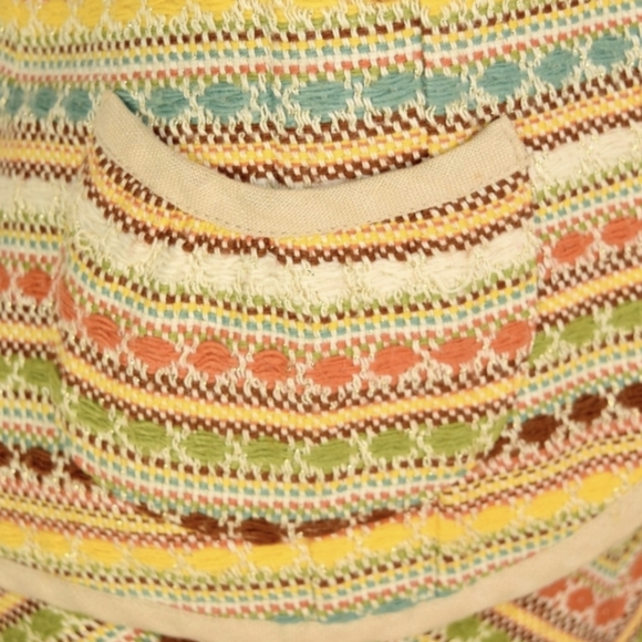 ANTHROPOLOGIE Nanette Lepore Short Sleeve Boho Tweed Multicolor Blazer Size 8 - Picture 4 of 5